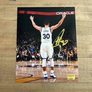 Steph Curry #30 Golden State Warriors Signed 8x10 Photo  COA Hologram - Picture 1 of 5
