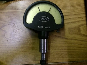 MAHR MILLIMESS LARGE DIAL INDICATOR .00005 28 MM STEM - Picture 1 of 5