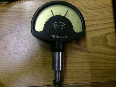 MAHR MILLIMESS LARGE DIAL INDICATOR .00005 28 MM STEM - Image 1 of 4