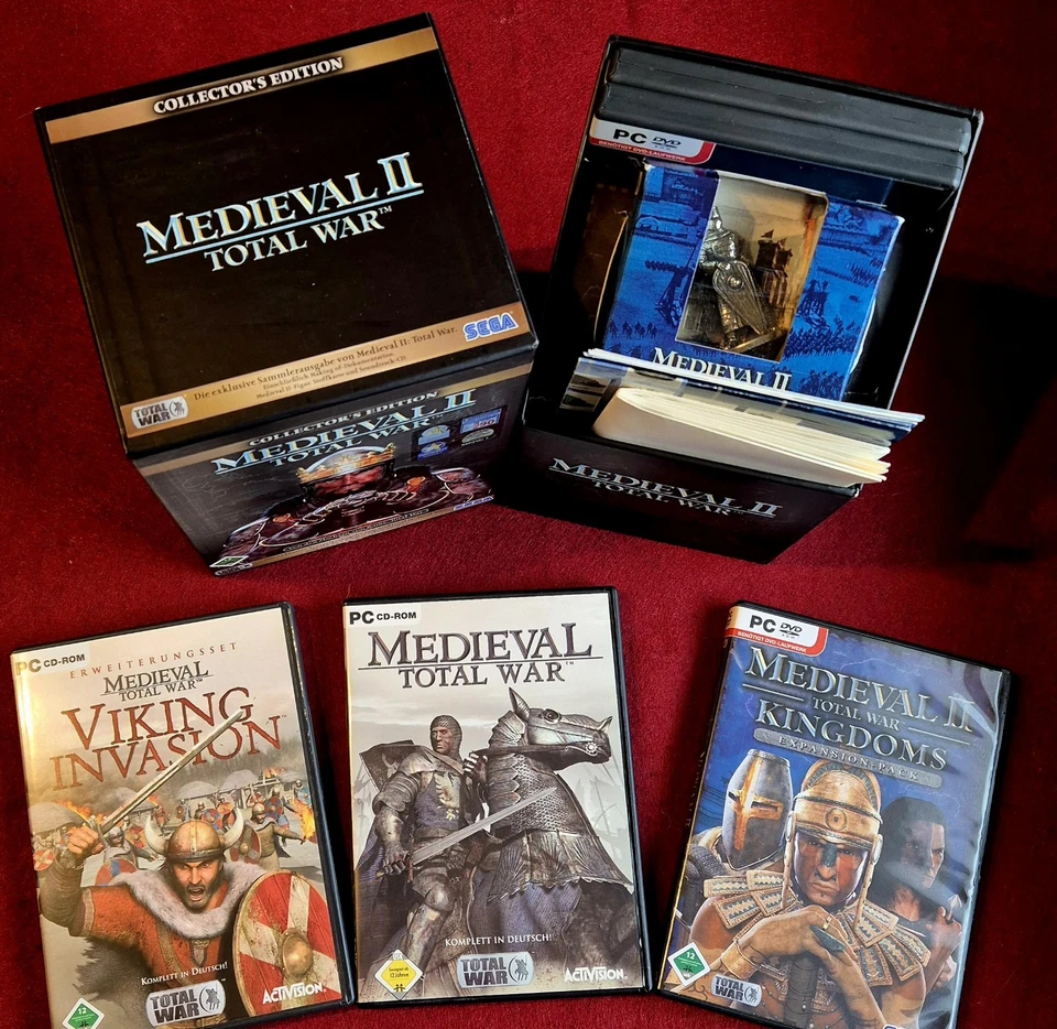MEDIEVAL II 2 - Total War Collector's Edition und MEDIEVAL I MIT ERWEITERUNGEN - Bild 1 von 4