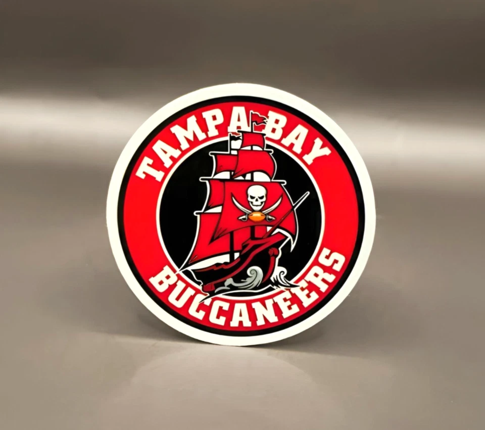Calcomanías adhesivas de vinilo de fútbol americano barco pirata calavera Bucs cañón Tampa Bay Buccaneers Foto 1 de 1