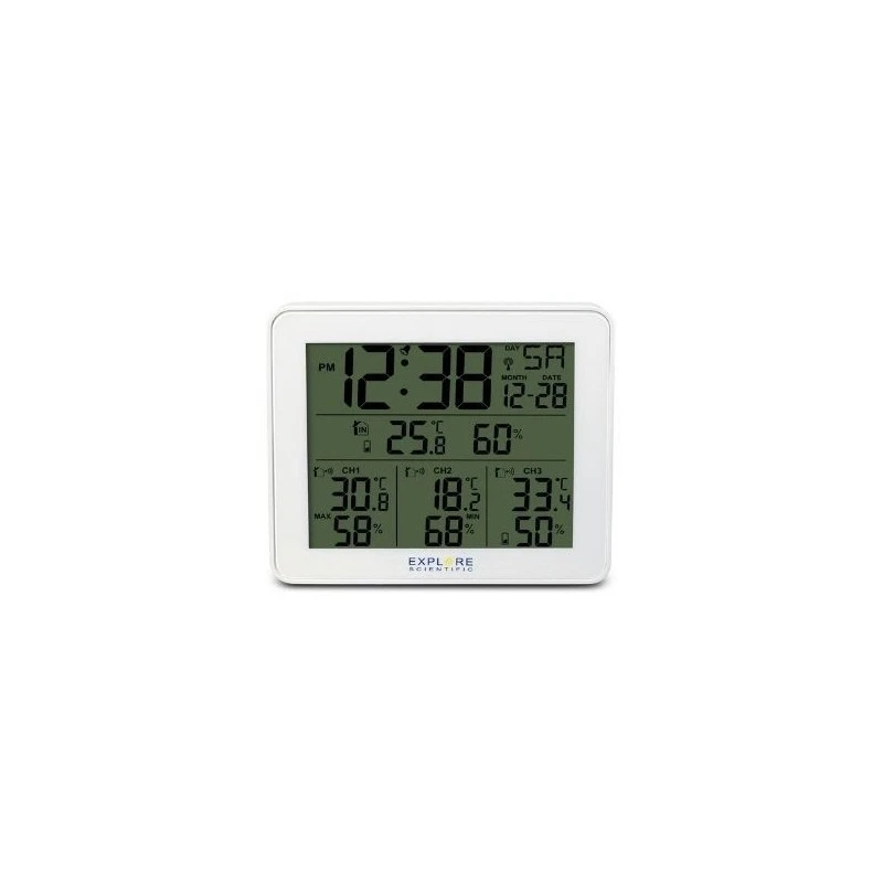 Explore Scientific Wsh4003gye000 Stazione meteo Radio-controllata con Allarme 3
