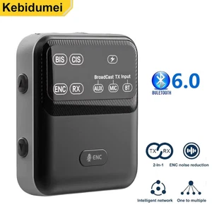 Bluetooth 6.0 Audio Receiver Transmitter AAC LC3 Broadcast Audio Adapter 2 IN 1  - Bild 1 von 9