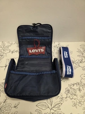 Juego de viaje Levi's etiqueta de equipaje correa de equipaje artículos de tocador bolsa con caja Foto 1 de 4
