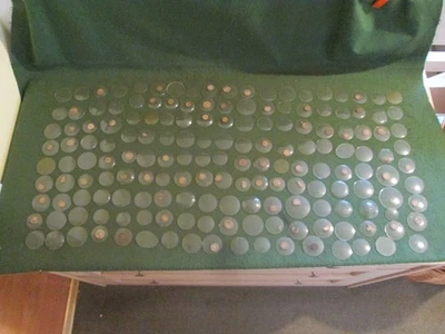 Collection Over 150 Vintage Watch Glass Crystals - Pocket Fob Wrist - Job Lot - Image 1 of 4