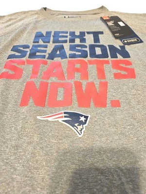 NFL New England Patriots Combine Auténtica Camisa Heat Gear Talla Juvenil Grande Foto 1 de 4