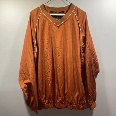 Footjoy Performance Windshirt Men's XL Burnt Orange Golf Pullover Windbreaker - Image 1 of 4