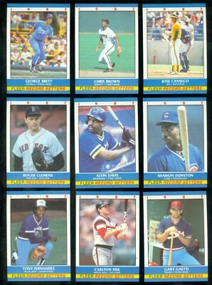 1987 FLEER RECORD SETTERS LOGO + STICKER MLB Baseball CARD 1-44 SEE LIST - Image 1 of 4