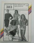 STRETCH & SEW LADIES RUGBY PULL OVER PATTERN 383 SIZE 32-46 FREE SHIPPING   