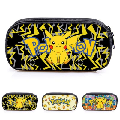 MARKENLOS Pokemon Pikachu Mäppchen Federtasche Kinder Jungen Mädchen Federmäppchen Schule