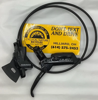 SRAM Level T Disc Brake and Lever - Front, Hydraulic, Post Mount, Black, New OEM - Image 1 of 4