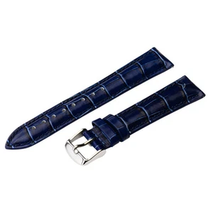 GENUINE CROCO GRAIN LEATHER INTERCHANGEABLE Watch Band Strap - Picture 1 of 17