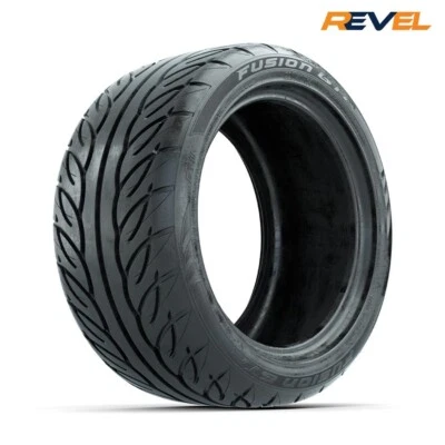 Set of 4, 225/40R14 GTW Fusion GTR Steel Belted Radial Golf Cart Tires, 21" Tall Foto 1 de 4