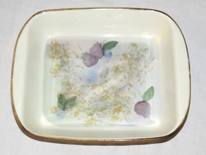 Robert Gordon Australia Plum Fruit 12.3/4 x 10.1/2 in Rectangular Serving Bowl - Picture 1 of 3