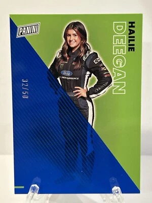 2023 Panini Father's Day #41 Hailie Deegan Blue /50 NASCAR SP - Image 1 of 2