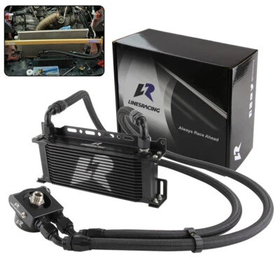 AN10 15 Row Oil Cooler Kit For Toyota GT86 FT86 Subaru BRZ 13-19 Scion FR-S BK - Image 1 of 4