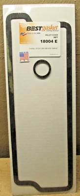 1949-1967 Cadillac 331 365 390 429 V-8 nuevo juego de juntas de cubierta de valle de varilla de empuje 2 piezas Foto 1 de 4