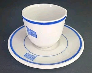 US Navy 4 Star Admiral USN Espresso Coffee Mug Cup And Saucer Tepco WW2 Rare - Picture 1 of 6