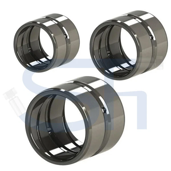 Stahl-Buchse Schmierdrall Schwerlast Schmiernut Lagerbuchse Radlader Bagger TypD - Bild 1 von 2