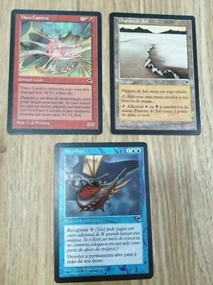 #695 | CHAOTIC GOO + SALT FLATS + CAPSIZE | PORTUGUESE | TEMPEST | 1997 | MTG NM - Image 1 of 4