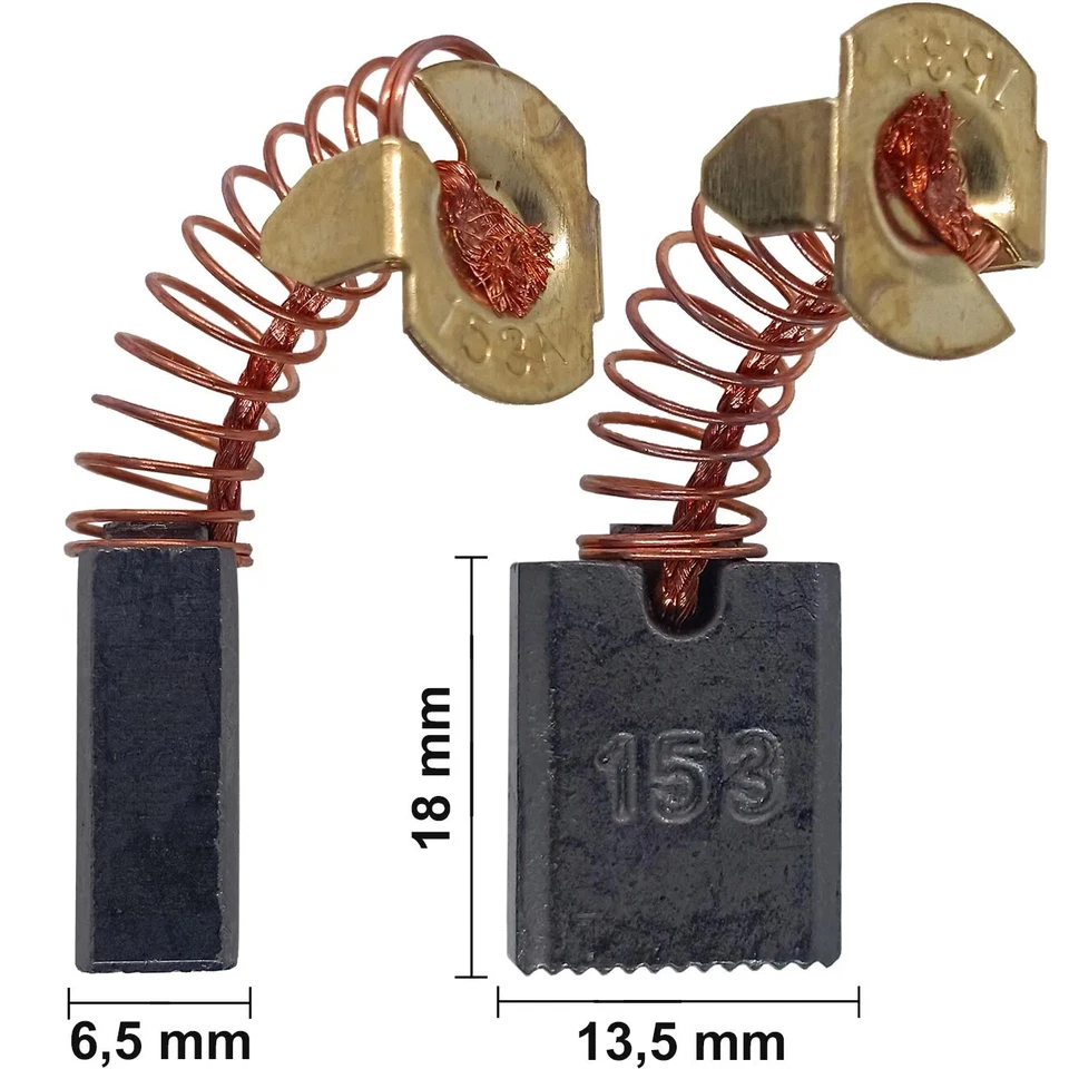 TOOLDADDY Kohlebürsten Schleifkohlen für Scheppach ca. 6,5 x 13,5 x 18 mm Universal