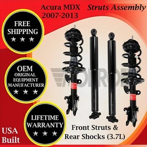 Monroe OEM Front Struts & Rear Shocks For 2007-2013 Acura MDX Lifetime Warranty - Picture 1 of 11