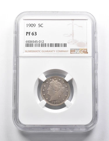 PF63 1909 Liberty V Nickel NGC *2586 Cover