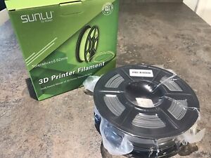 SUNLU PLA+ 3D printer filament 1.75mm Grey 1KG New Vacuum sealed Free Postage