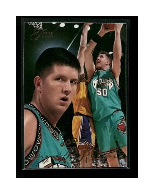 Tarjeta de baloncesto Flair Vancouver Grizzlies 1995-96 #215 novato Bryant Reeves Foto 1 de 2