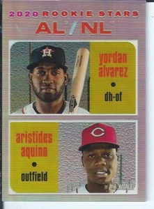 Alvarez / Aquino 2020 Topps Heritage Chrome Refractor # ed / 571 - Picture 1 of 1