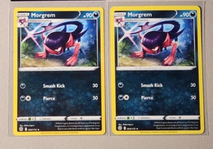 2x Morgrem 093/172 Pokemon card Brilliant Stars uncommon NM - Picture 1 of 1