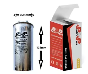 60+5 60/5 uF MFD 370-440V 440 VAC High Quality Motor Dual Run Capacitor CBB65-R - Picture 1 of 2