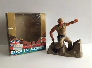 DE COLECCIÓN MATTEL 1974 HÉROES EN ACCIÓN EROI IN AZIONE COMANDO SOLDADO BRITÁNICO - Imagen 1 de 15