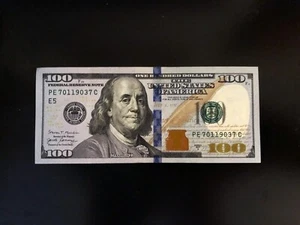 $100 CASH - (1) One Hundred Dollar Bill - REAL U.S. TENDER -Circulated Condition - Picture 1 of 2