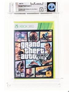 Grand Theft Auto V 5 Microsoft Xbox 360 sigillato in fabbrica nuovo WATA 9.6 A grado - Foto 1 di 4