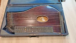 antique german zither. Original. 1940-50. - Picture 1 of 23