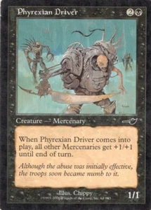 2X PHYREXIAN DRIVER 64/143 NEMESIS MTG MAGIC HP X2 (yourdeckbuilder) - Picture 1 of 1