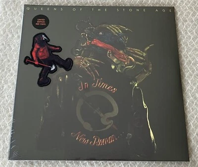 QUEENS OF THE STONEAGE - IN TIMES NEW ROMAN - LTD ED 2xLP RED VINYL + RARE PATCH - Image 1 of 4