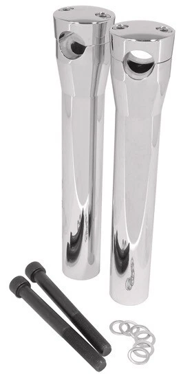 Novo risers de guidão cromado 12” para Harley Davidson Springers revendedor dos EUA - Imagem 1 de 1