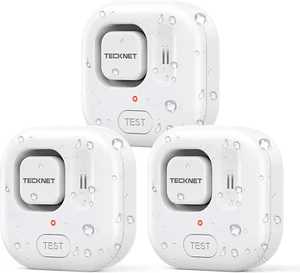 Water Leak Detectors for Home, 120Db Water Sensor Alarm Leak Detector, IP66 - Picture 1 of 12