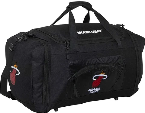 NBA Miami Heat Premium "Roadblock" Duffel Bag, carry on luggage gym bag Cover