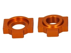 Blocchi asse Sigu TECH adatti a KTM 690 790 890 950 990 1050 1090 1190 1290 arancione - Foto 1 di 2