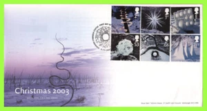 G.B. Juego de Navidad 2003 en cubierta de primer día de Royal Mail, Belén - Imagen 1 de 1
