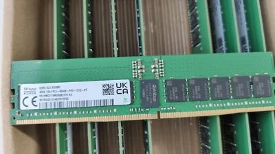 SK Hynix 48GB DDR5 5600 1Rx4 PC5-5600B-RC0 EC4 HMCGY4MGBQB231N Server RAM - Image 1 of 2