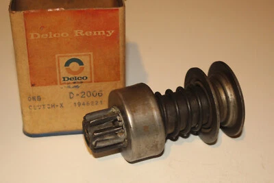 Nuevo de Lote Antiguo Delco Remy 1946221 / D2006 Starter Drive - 1954-62 Nash, Hudson, Packard etc. Foto 1 de 4