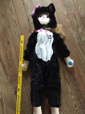 Usado en excelente estado talla 9-12 meses Disfraz de Halloween de 5 piezas de gatito Foto 1 de 4