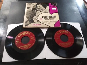 Marion Marlowe & Frank Parker – Sweethearts VG++ 45 2EP Record & Pic Sleeve 1953 - Picture 1 of 6