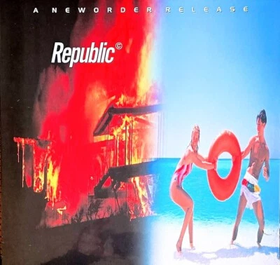 NEW ORDER - REPUBLIC- 180-GRAM VINYL LP  " NEW, SEALED " - Image 1 of 2