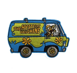 Large Iron-On Embroidered The Mystery Machine Patch - Family Traveling Van Patch - Picture 1 of 5