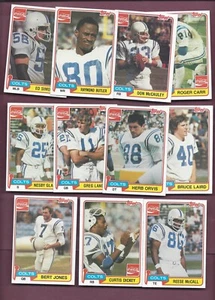 1981 Topps Football Baltimore Colts Coca Cola 11 card Team Set 1.99 SHIP - Picture 1 of 3